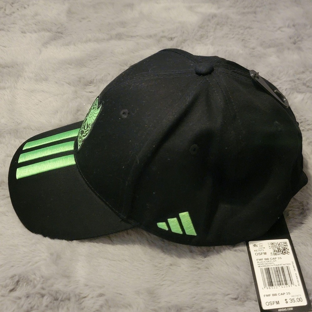 Mexico National Team 2026 Adidas Hat Cap Mens One Size Black Soccer‎ - Picture 3 of 7